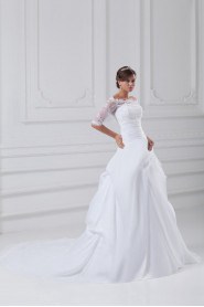 Taffeta Strapless Ball Gown