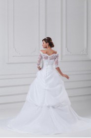 Taffeta Strapless Ball Gown