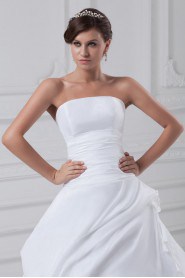 Taffeta Strapless Ball Gown