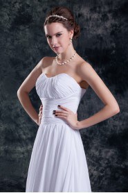 Chiffon Sweetheart A Line Gown