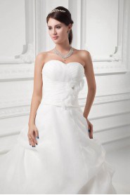 Organza Sweetheart A Line Gown