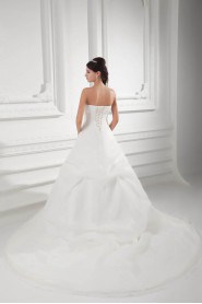 Organza Sweetheart A Line Gown