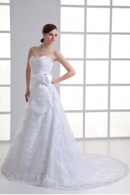 Organza Sweetheart A Line Gown