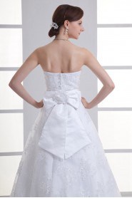 Organza Sweetheart A Line Gown