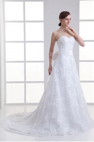 Organza Sweetheart A Line Gown