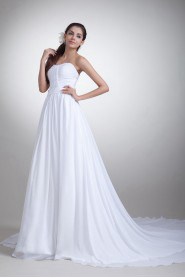 Chiffon Sweetheart A Line Gown