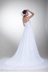 Chiffon Sweetheart A Line Gown