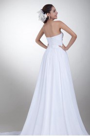 Chiffon Sweetheart A Line Gown