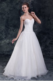 Organza Sweetheart A Line Gown