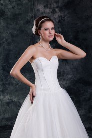 Organza Sweetheart A Line Gown