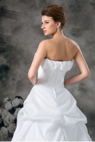 Taffeta Strapless A Line Gown