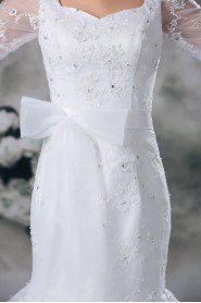 Lace Mermaid Dress with Sash