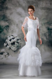 Lace Mermaid Dress with Sash