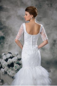 Lace Mermaid Dress with Sash