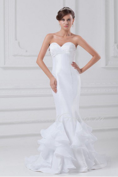 Taffeta Sweetheart Sheath Gown