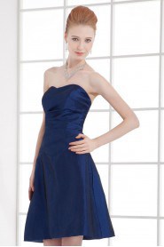 Taffeta Scoop A Line Dress