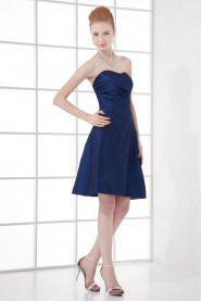 Taffeta Scoop A Line Dress