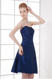 Taffeta Scoop A Line Dress