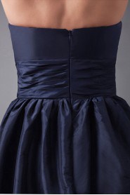 Taffeta Strapless Short Dress