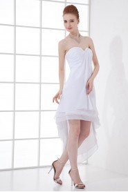 Chiffon Sweetheart Short Dress