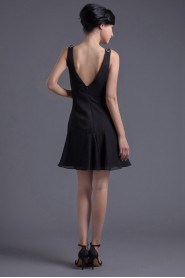 Chiffon Jewel Sheath Dress