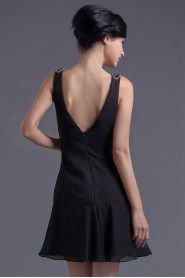 Chiffon Jewel Sheath Dress