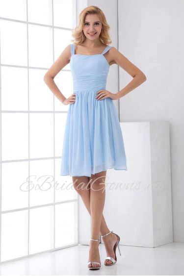 Chiffon Square Column Dress