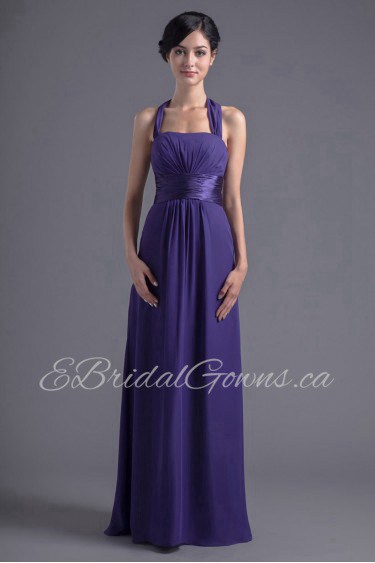 Chiffon Halter Dress