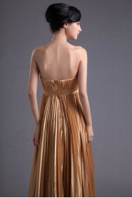 Satin Strapless Empire Dress