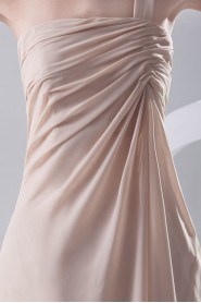 Chiffon One Shoulder Column Dress