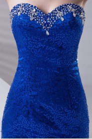 Lace Sweetheart Mermaid Dress with Sequins