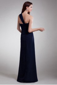 Chiffon One Shoulder Column Dress