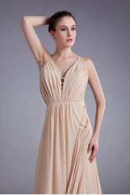 Chiffon Column Dress