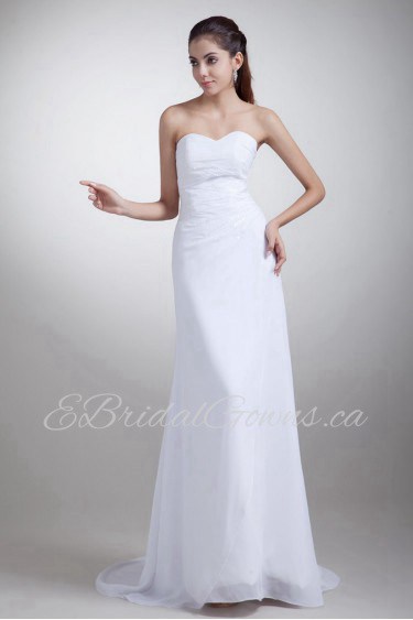 Chiffon Sweetheart Empire Gown