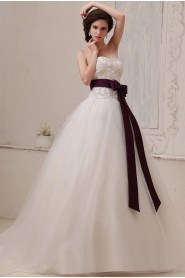 Tulle Sweetheart A-Line Dress with Embroidery