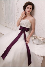 Tulle Sweetheart A-Line Dress with Embroidery