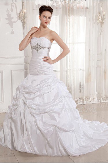 Satin Sweetheart Ball Gown