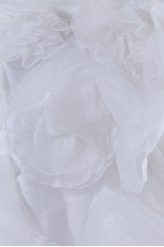 Satin and Organza Sweetheart Ball Gown