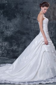 Satin and Taffeta Sweetheart Ball Gown