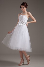 Tulle Strapless Short A-Line Dress