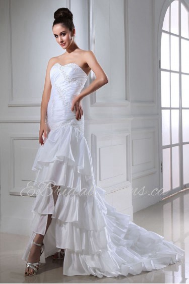 Taffeta Sweetheart Sheath Dress