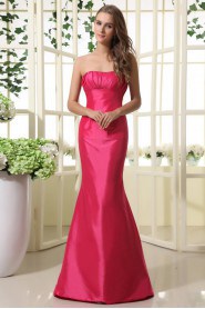 Taffeta Scoop Neckline Sheath Dress with 