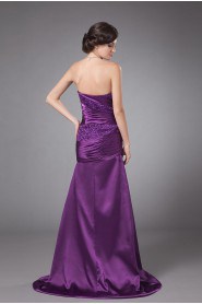 Charmeuse Strapless A-line Dress