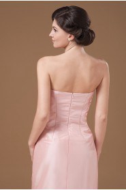 Chiffon Strapless Sheath Dress with Ruffle and Jacket