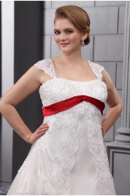 Lace Beading Floor Length Plus Size Gown