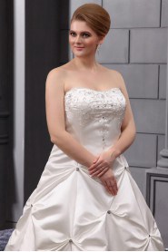 Embroidered Plus Size Ball Gown