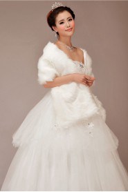 Satin and Tulle Strapless Floor Length Ball Gown with Sequins