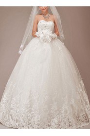 Tulle Sweetheart Floor Length Ball Gown with Sequins