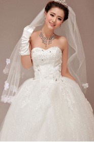 Tulle Sweetheart Floor Length Ball Gown with Sequins