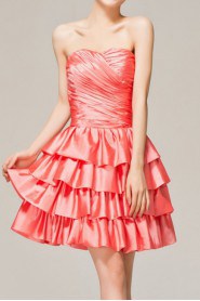 Satin Sweetheart Short Corset Dress